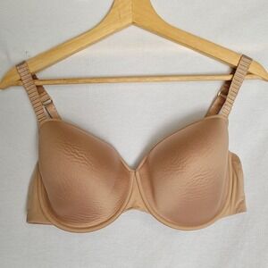 ThirdLove 24/7 Classic Contour T-shirt Bra Tan Microfiber Lightly Lined 42C